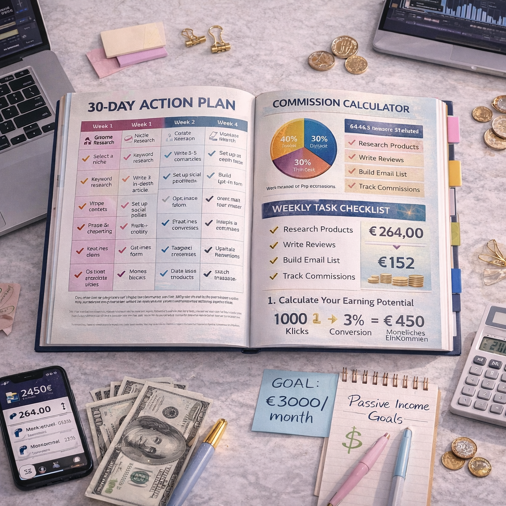 Affiliate Marketing - Passives Einkommen aufbauen Premium Guide