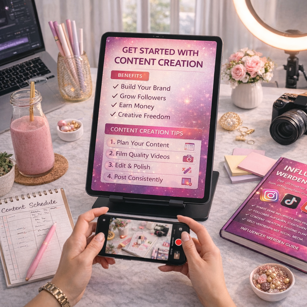 Influencer werden - Von 0 auf 10K Follower in 90 Tagen Premium Guide