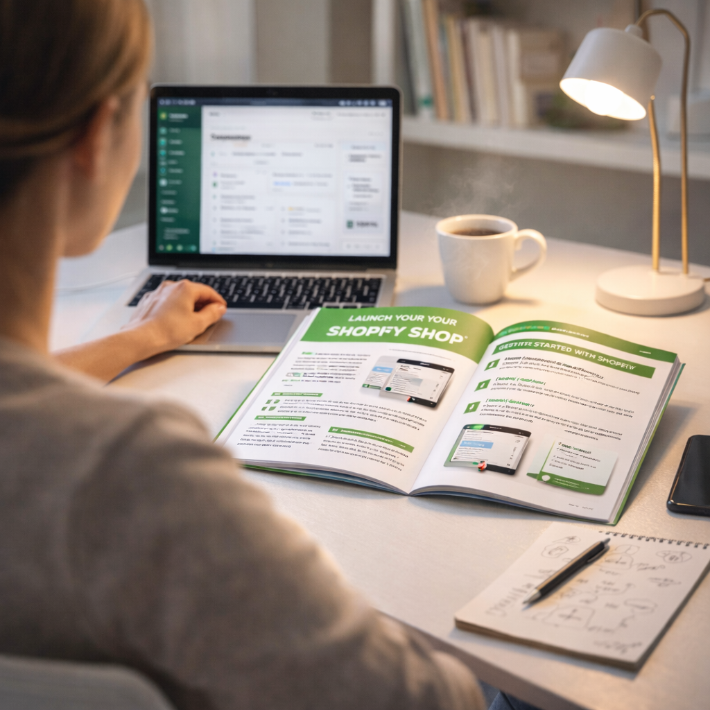 Shopify Shop Aufbau Guide - Von 0 zu deinem ersten Online-Shop