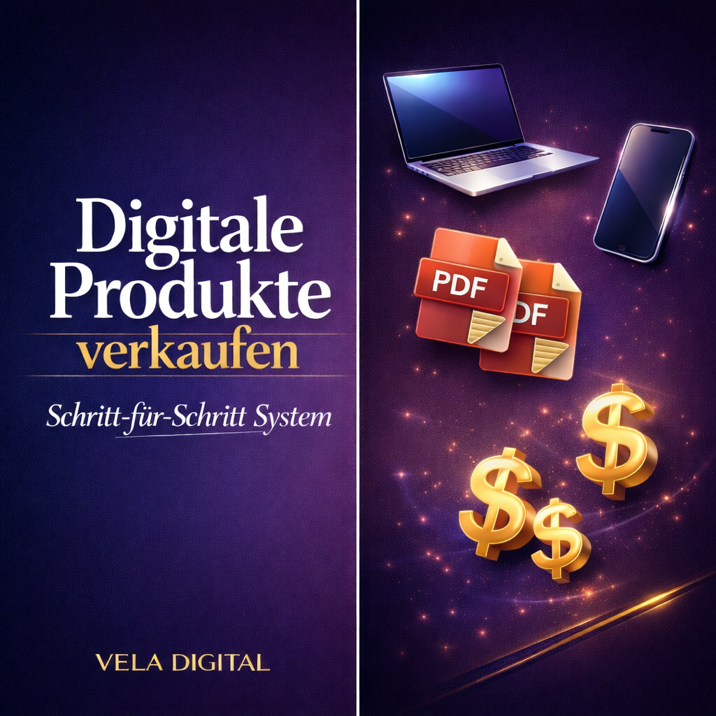 Digitale Produkte verkaufen - Schritt-für-Schritt System