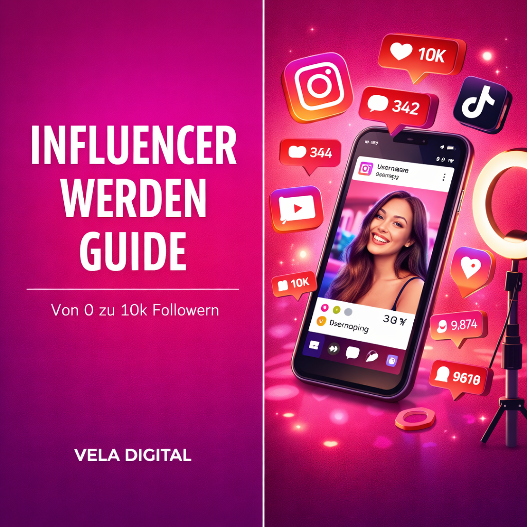 Influencer werden - Von 0 auf 10K Follower in 90 Tagen Premium Guide