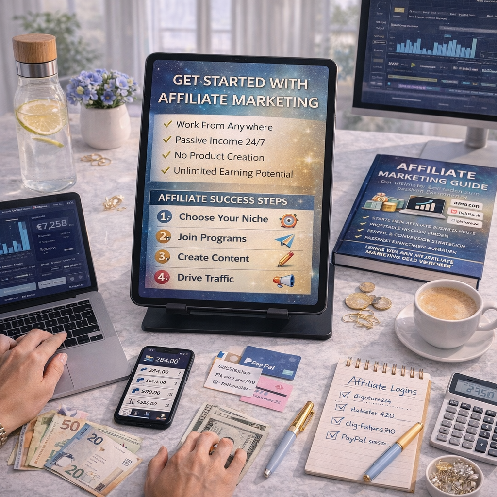 Affiliate Marketing - Passives Einkommen aufbauen Premium Guide